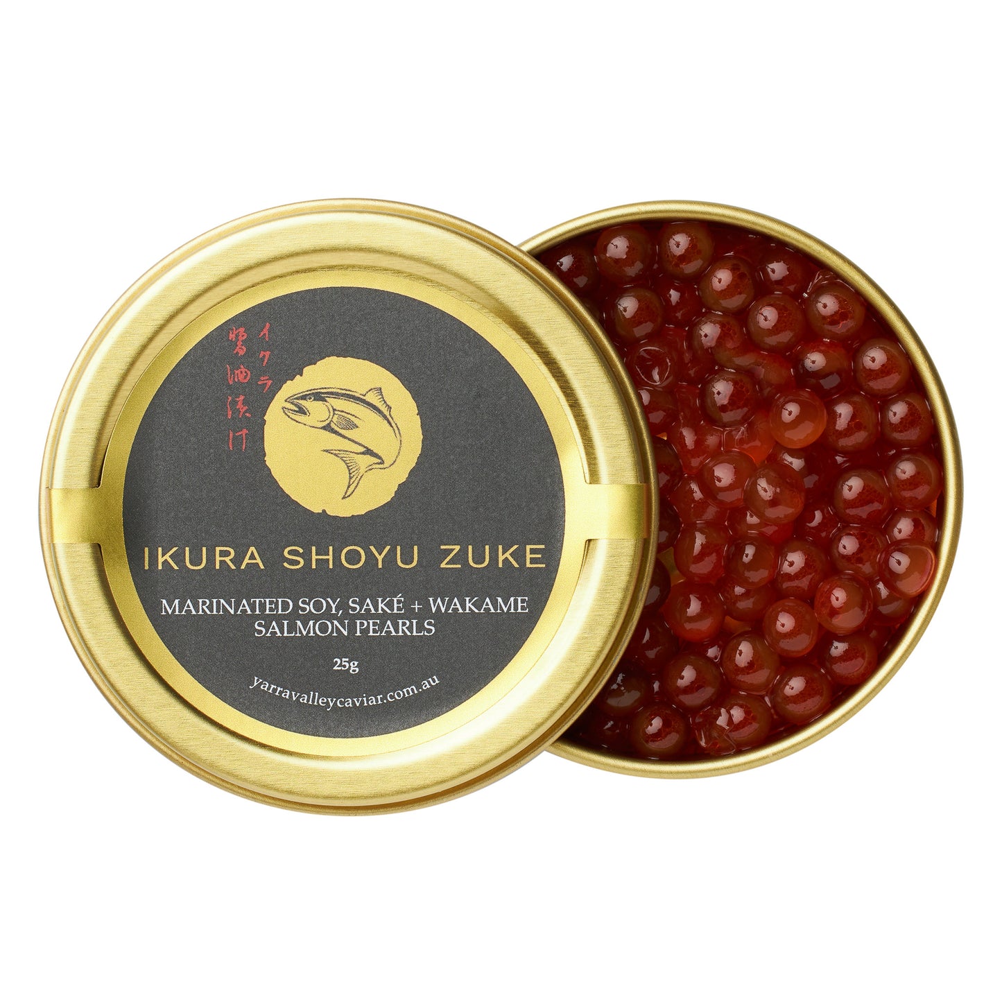 Ikura Shoyu Zuke Caviar in a tin